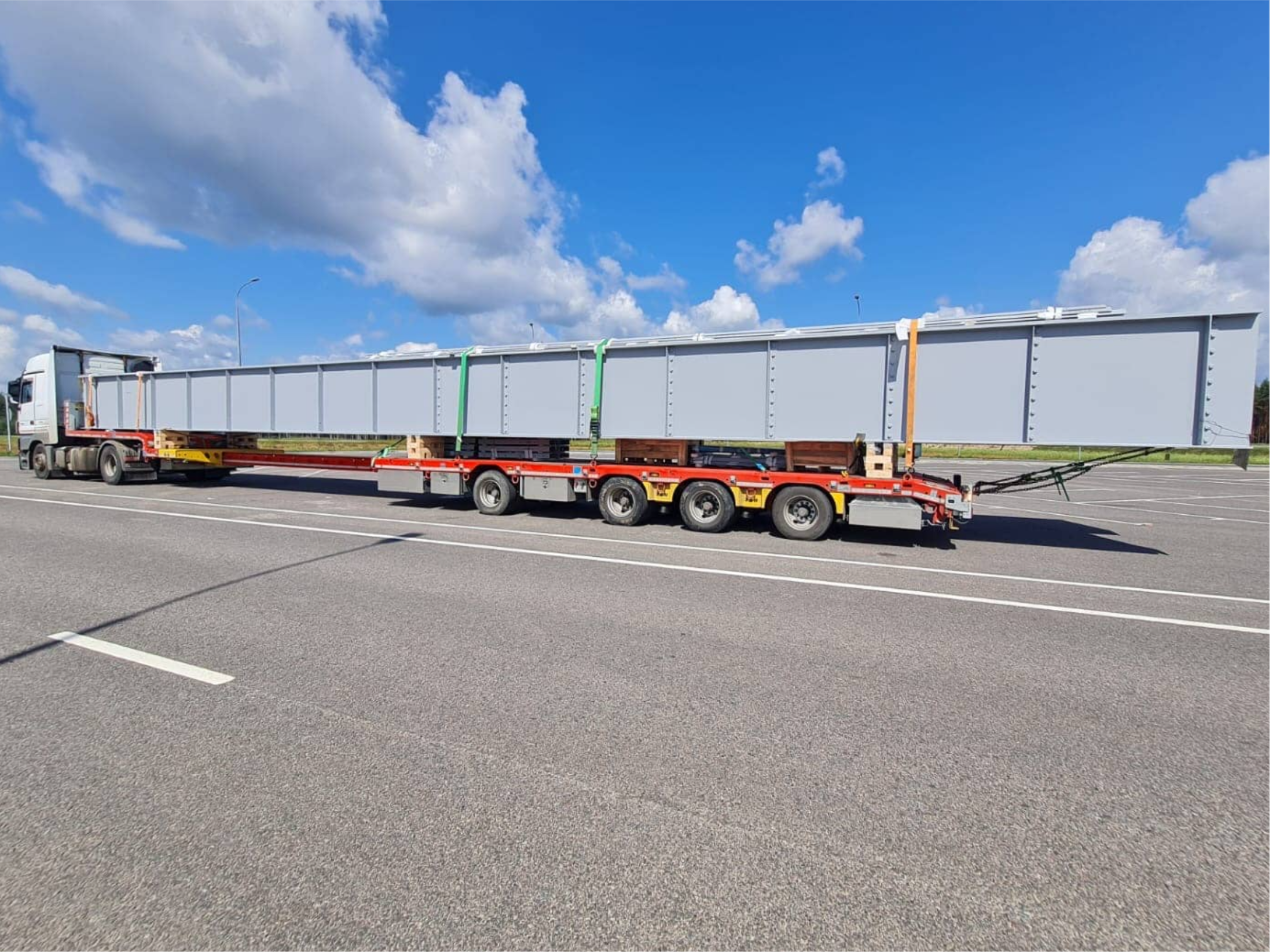 перевозка мостовой секции